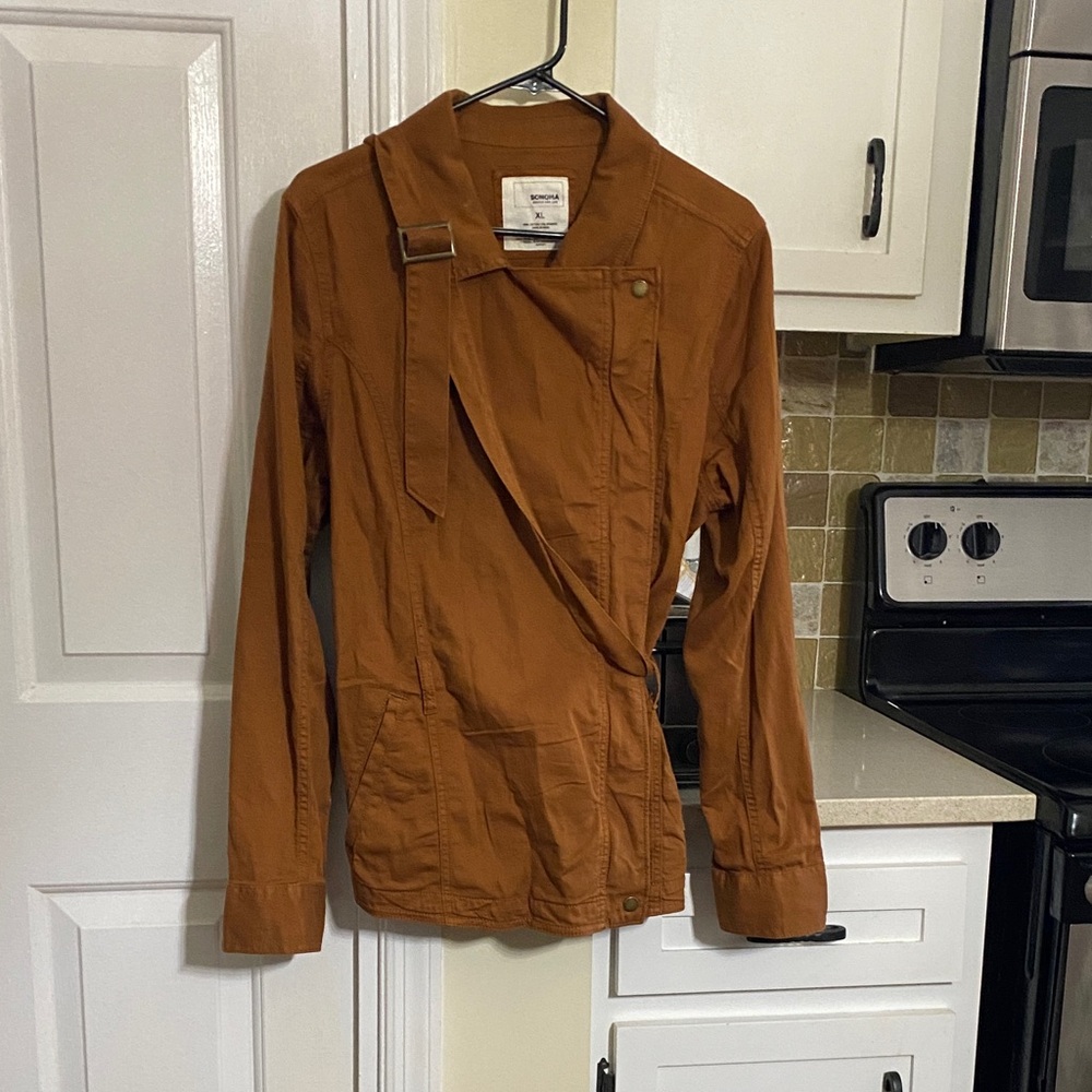 Sonoma Rust Utility Jacket with Buckle Strap